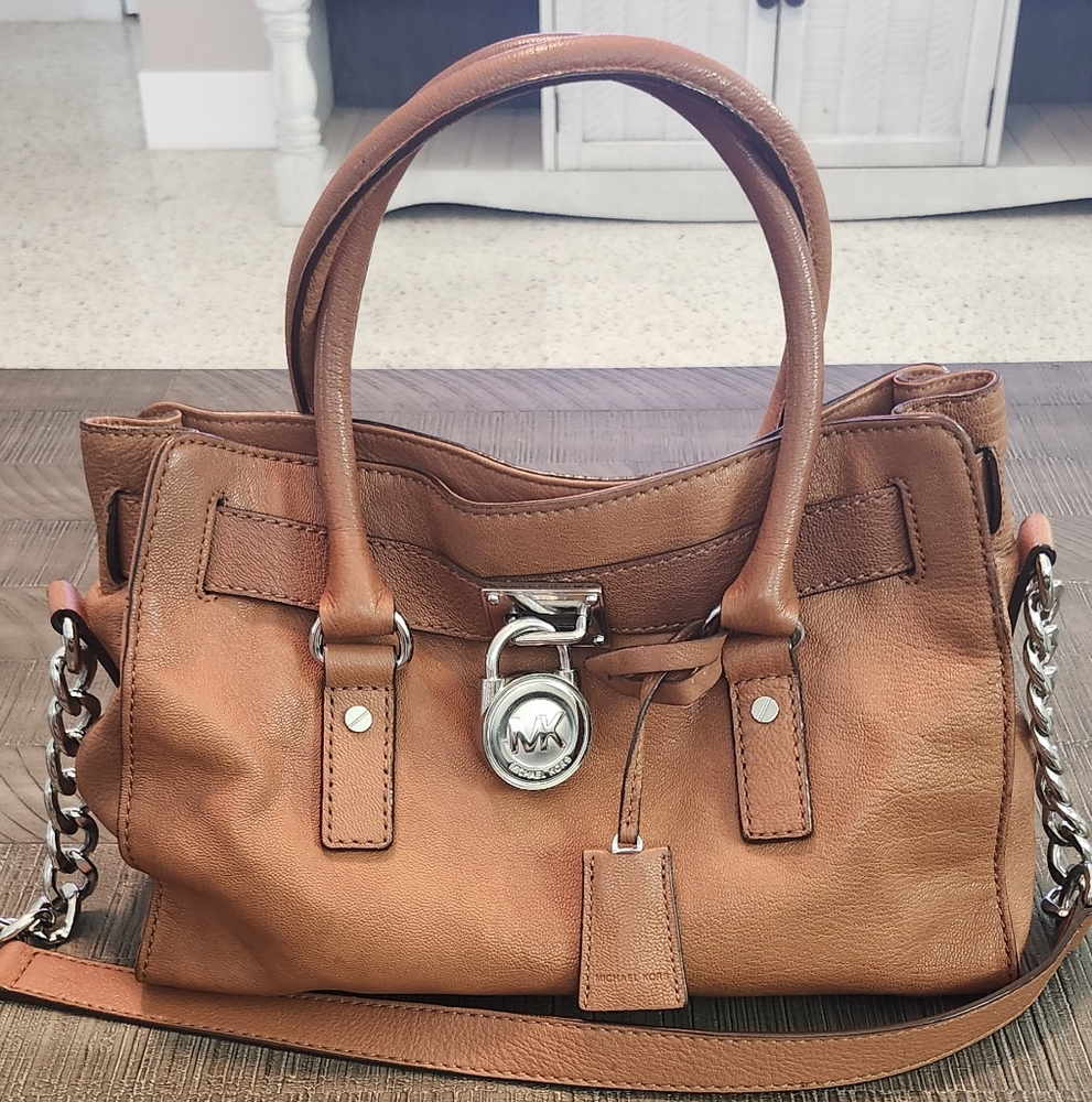 Michael Kors Brown Leather Satchel